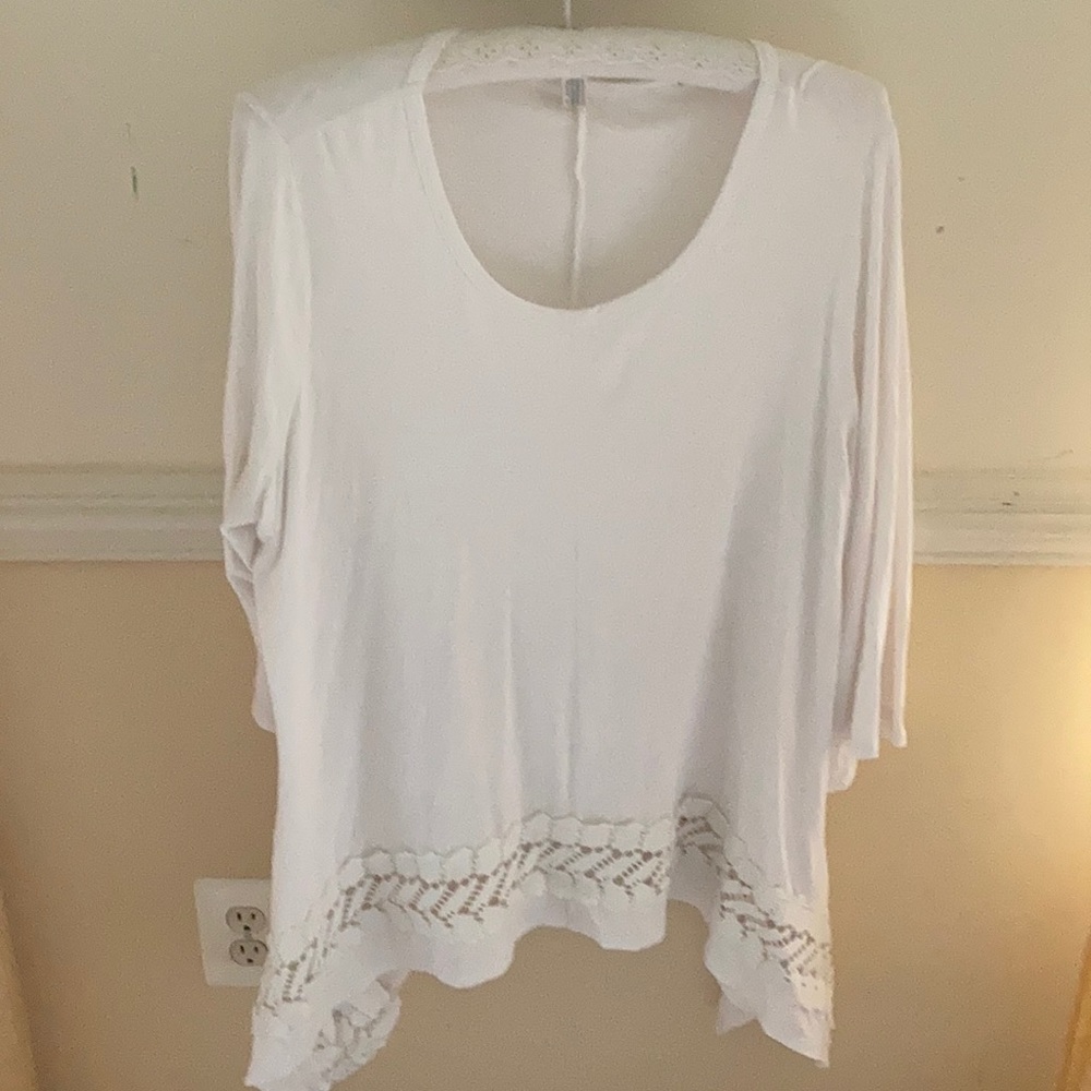 White tunic top
